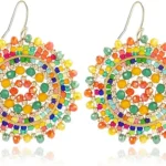 Handwoven Beaded Earrings
