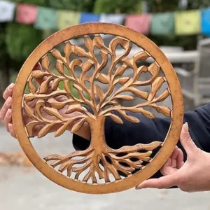 🏺 Handmade Wooden Wall Hanging