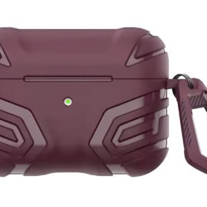 Ammu's Compatible for AirPods Pro 2 Case (2nd/1st Gen), Military Grade Airpods pro 2nd Generation Case,Hard Shell Full-Body Protective Case Cover with Keychain(2023/2022/2019), Brown